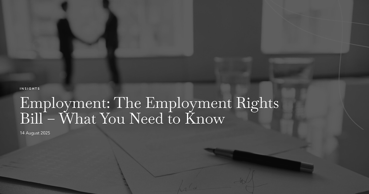 Employment: The Employment Rights Bill - What You Need to Know - Broadfield